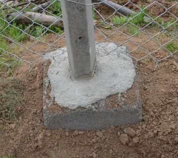 نصب پایه بتنی