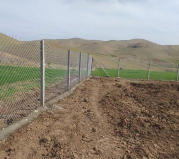 پایه فنس حصارکشی باغ